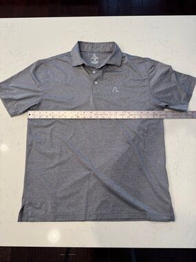 Grey Rhoback Golf shirt. Size Medium.